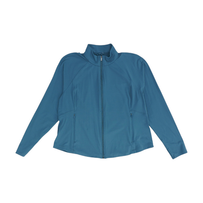 Blue Plus Solid Active Jacket