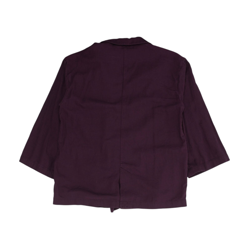 Maroon Solid Blazer