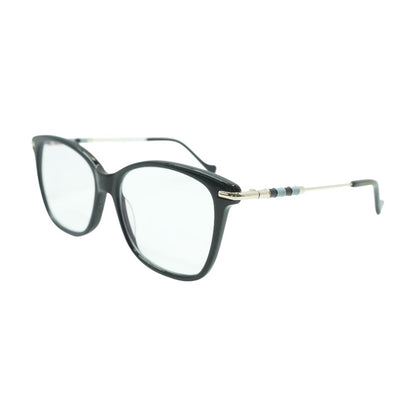 Black Square Unknown Prescription Eyeglasses
