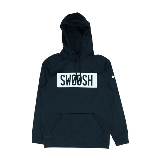 Black Solid Hoodie Pullover