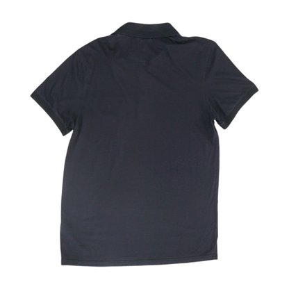 Navy Solid Short Sleeve Polo