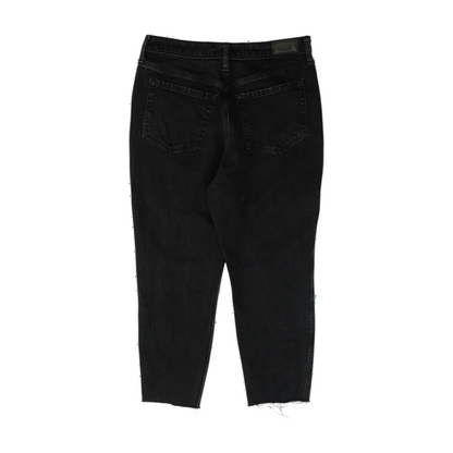 Black Short Regular Jeans