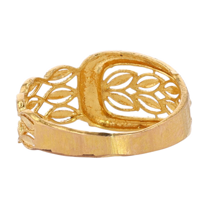 18K Yellow Gold Fashion Ring