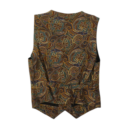 Vintage Printed Suit Vest