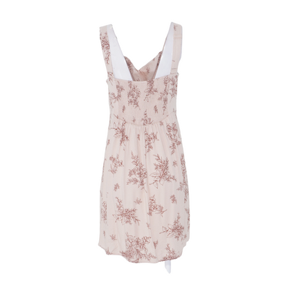 Pink Floral Mini Dress
