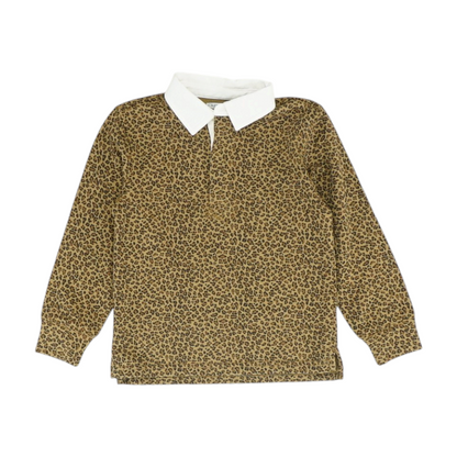Brown Animal Print Blouse