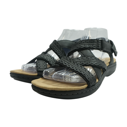 Black Flat Sandals