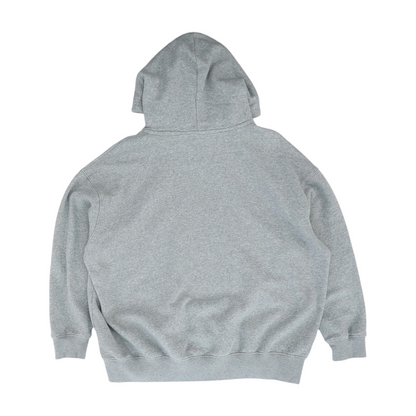 Gray Solid Hoodie Pullover