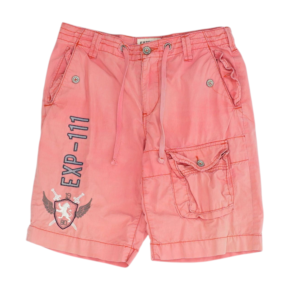 Coral Cargo Shorts