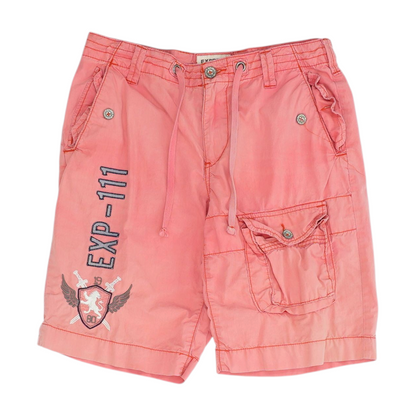 Coral Cargo Shorts