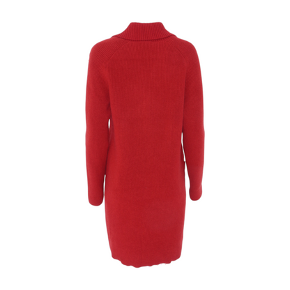 Red Cardigan Sweater