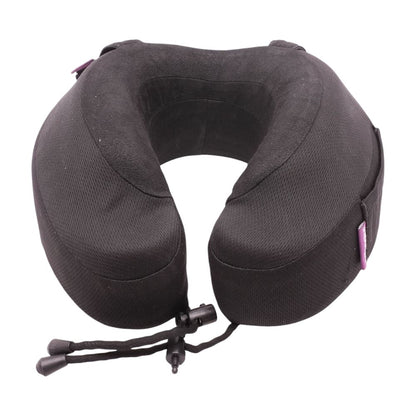 Black Travel Neck Pillow with Bag