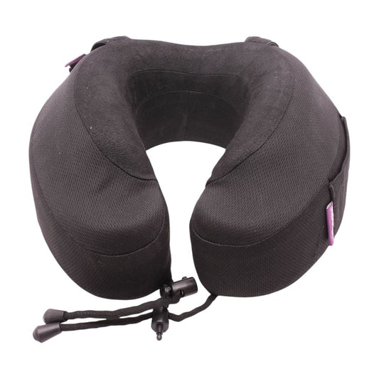 Black Travel Neck Pillow with Bag