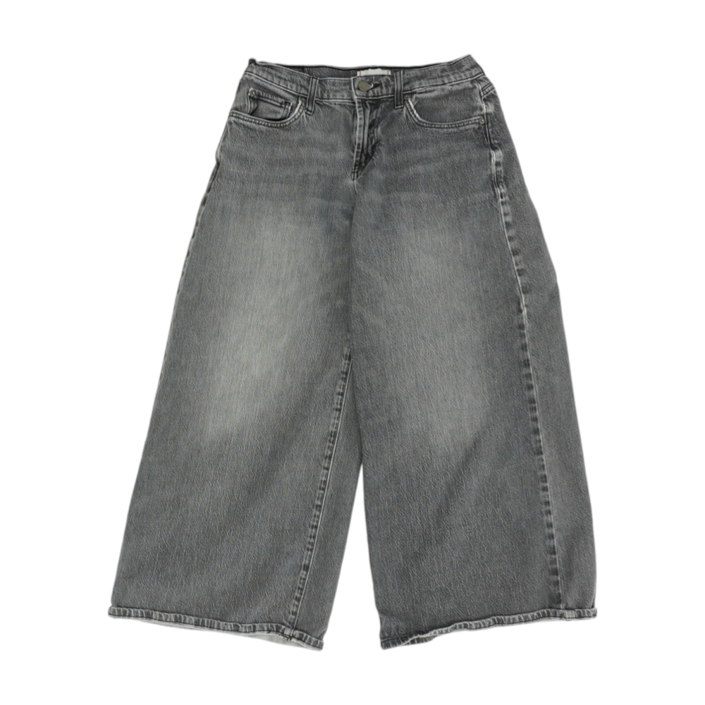 Gray Wide Leg Jeans