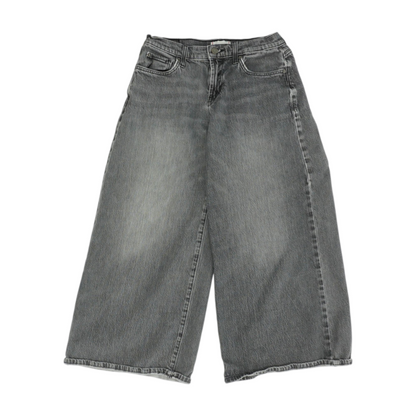 Gray Wide Leg Jeans