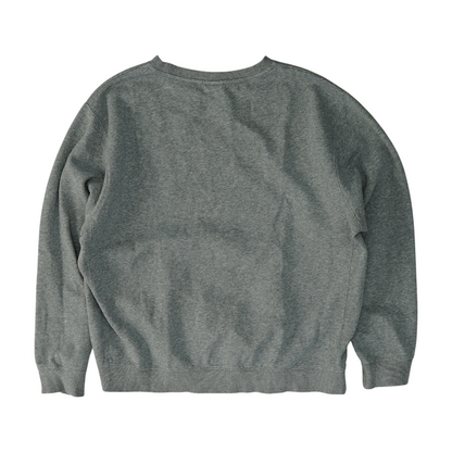 Gray Solid Sweatshirt Pullover