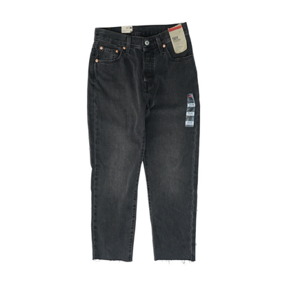501 Black Straight Jeans