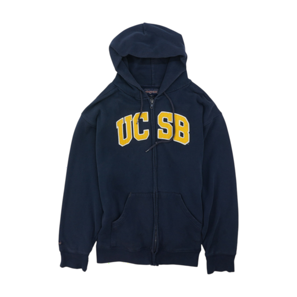 Navy UC Santa Barbara Solid Active Jacket