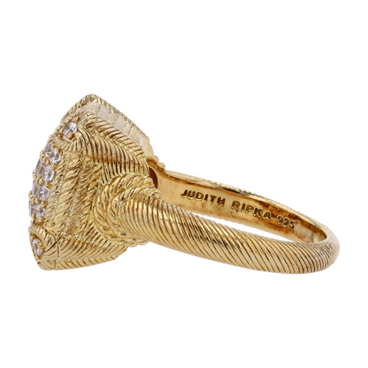 Sterling Silver Cubic Zirconia Fashion Ring