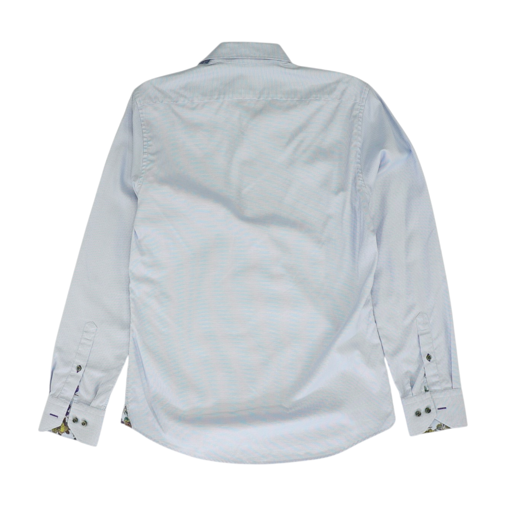 Blue Check Long Sleeve Button Down