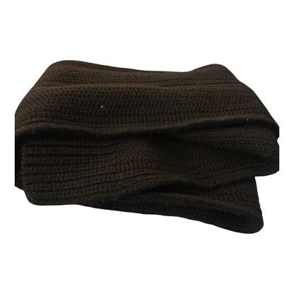 Black Polyester Scarf
