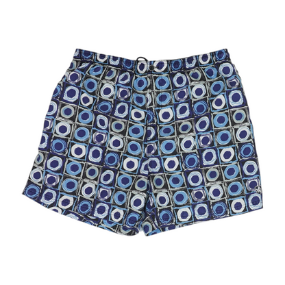 Blue Abstract Swim Bottom