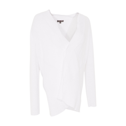 White Plus Cardigan Sweater