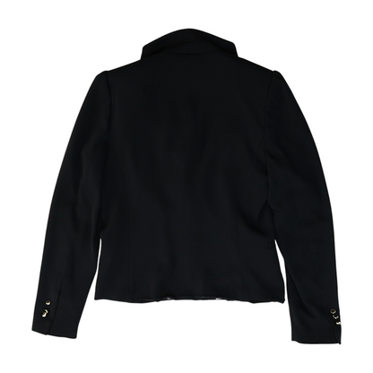 Black Solid Blazer
