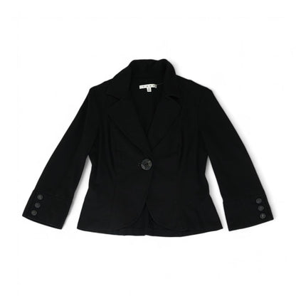 Black Solid Blazer