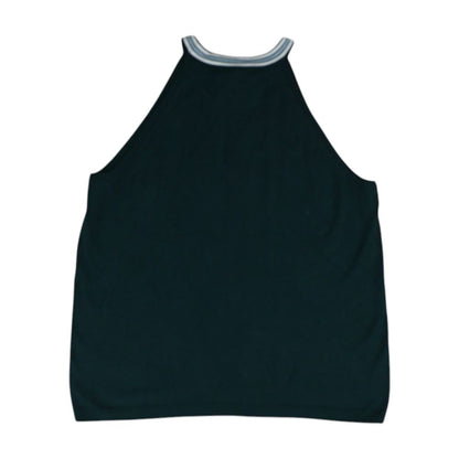 Green Crewneck Knit Top