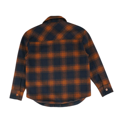 Orange Plaid Jacket