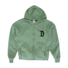 Green Solid Active Jacket