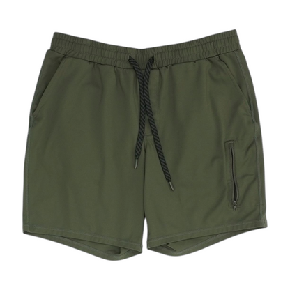 Green Active Shorts