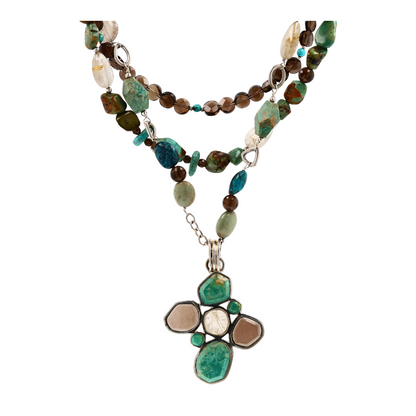 Sterling Silver Beaded Necklace