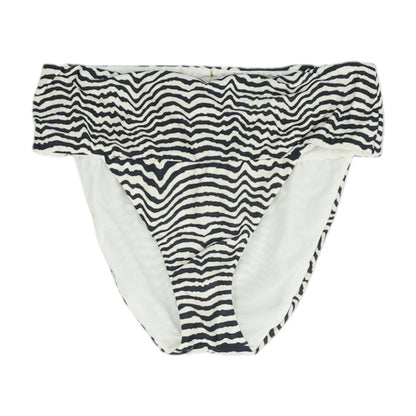 Navy Striped Swim Bottom