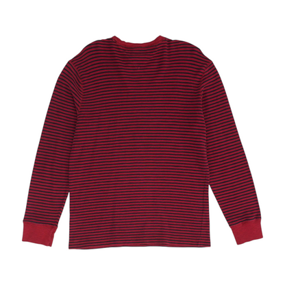 Red Striped Pullover Sweater