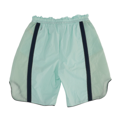 Green Color Block Active Shorts