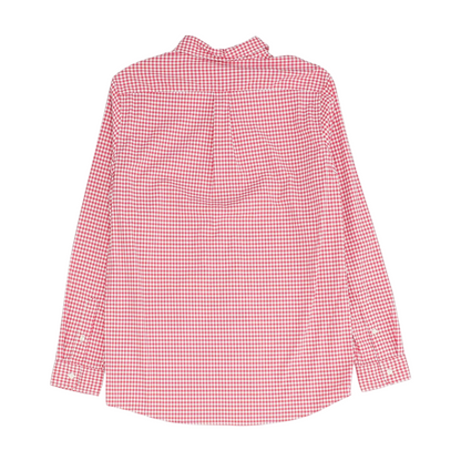Red Check Long Sleeve Button Down