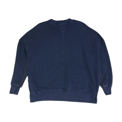 Navy Solid Sweatshirt Pullover