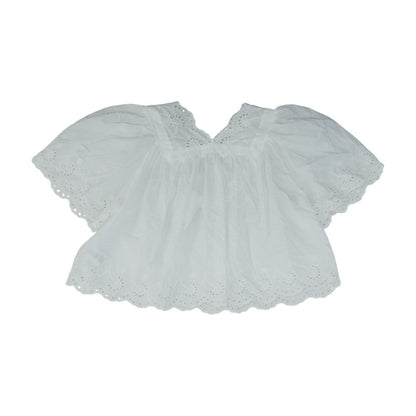 White Eyelet Blouse