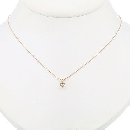1/5 ctw 14K Yellow Gold Diamond Pendant Necklace