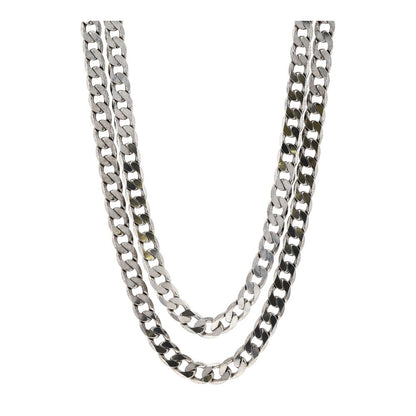 Silver Tone Spitalfields Chain Necklace