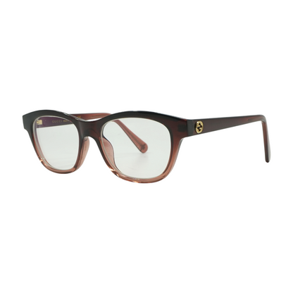 Burgundy GG0372O Round Prescription Eyewear