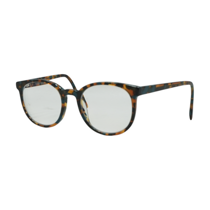 Brown Gillian M Round Prescription Eyewear