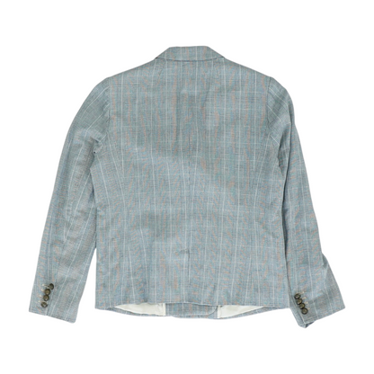Blue Plaid Blazer