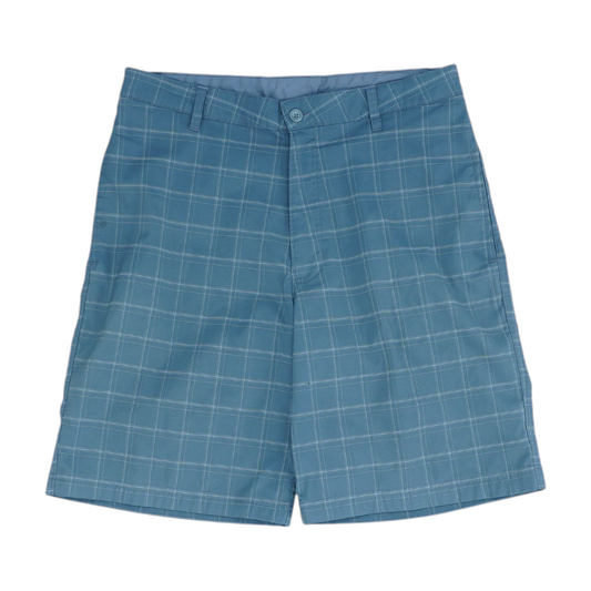 Gray Plaid Chino Shorts