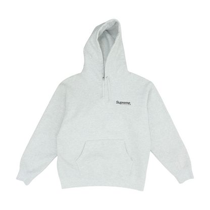 Gray Solid Hoodie Pullover