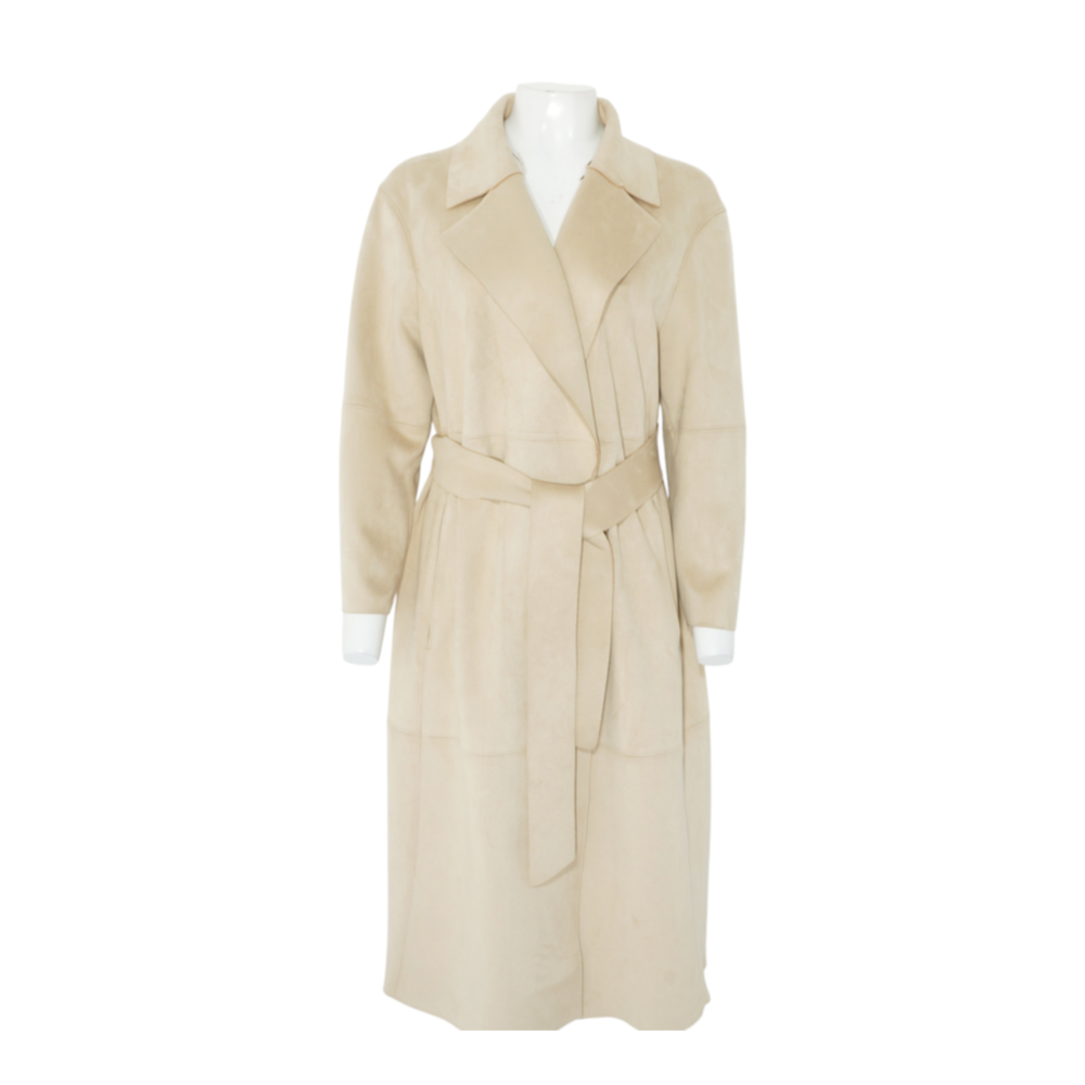 Beige Solid Coat