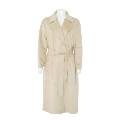 Beige Solid Coat