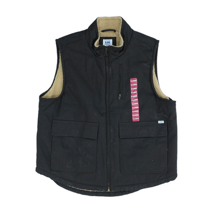 Brown Solid Active Vest